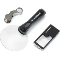 Leuchtturm LED Loepenset "LOOK", Vergr??erung 2,5x - 10x