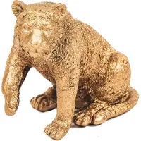 Housevitamin - Tijger - Goud - 10,6x6,5x9,5cm
