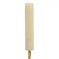 Rustik Lys Tuinfakkel - fakkel kaars pistache - buitenkaars - Ø3,8x20 cm - fakkel 68 cm hoog - set van 2 -