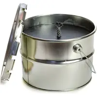 Rustik Lys Buitenkaars - buitenblik kaars zwart - Ø18x14 cm - 50 uur branduren - gerecyclede paraffine -