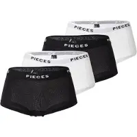 Pieces Broekje zwart / wit