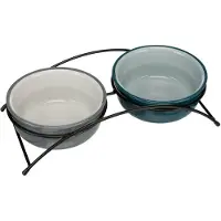 Trixie Set Van 2 Voerbakken 20 Cm
