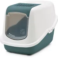 Savic Kattenbak Nestor Groen / Wit 56 X 39 X 39 Cm