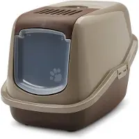 Savic kattenbak nestor mokka / bruin 56x39x38,5 cm