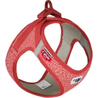 Curli Hondenharnas Air-Mesh Merino Sluiting Rood XS (XS, Hond, Hondensport), Kraag + Leiband