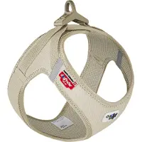 Curli Vest harnas Gesp Koord, lichtbruin maat M: 43,4-49 cm hond