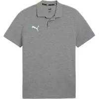 Puma teamGOAL Casuals Polo Heren sportshirt - Medium Gray Heather-White