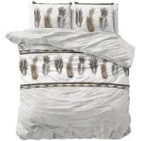 Sleeptime Elegance Dekbedovertrek Feathers 200 x 200/220 cm