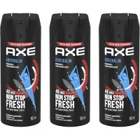 Axe Adrenaline Deodorant Spray 3 x 150 ml