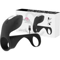 Moressa | Brandon Vibrating Ring And Penis Sleeve | Sex Toy for Couples | Cockring | Sex Toy for Man