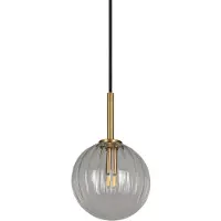 Schwung Dries Hanglamp Ø20 cm | Lacquered Burnished Brass