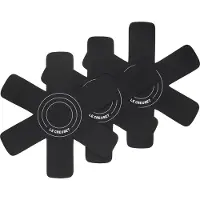 Le Creuset koekenpannenbescherming 3 stuks Black