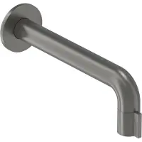 Ivy Aia Fonteinkraan pact inkortbaar wandmodel 1/2 aansluiting geborsteld metal black pvd