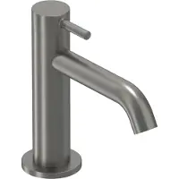 Ivy Aia Bond Fonteinkraan - opbouw - laag - Geborsteld metal black PVD 6401006