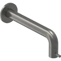 Ivy Aia Bond Fonteinkraan wandmodel 1/2"aansluiting, inkortbaar Geborsteld metal black PVD