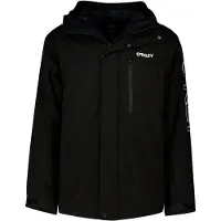Oakley - Ski jassen - TNP TBT Insulated Jacket Black White Logo voor Unisex - Maat M - Zwart