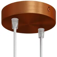 Creative Cables Krm572fras Metalen Cilindrische Lamp Plafondrozet Kit