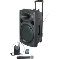 Ibiza Sound PORT12UHF-BT Batterij-PA-systeem