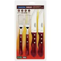 Tramontina Bestekset Jumbo Rood (4-Delig)