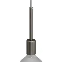 Creative Cables Cilindrische Metalen E27-lamphouderset 15 Cm