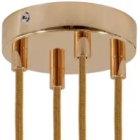 Creative Cables Krm574fraterm Metalen Cilindrische Lamp Plafondrozet Kit