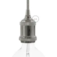 Creative Cables Aluminium Vintage E27-lamphouderset