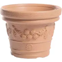 Prosperplast 15l Decora Collection 35x35x28 Cm Flowerpot Beige
