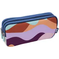 Milan 3 Zip Pencil Case The Fun Series Veelkleurig Man