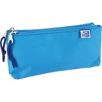 Oxford Hamelin Pencilcase 2 Kangoo Kids Elastic Goma 2 Cremalleras Blauw Man