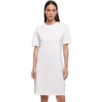 Build Your Brand Organic Oversized Korte Mouwen Korte Jurk