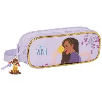 Safta Pennenetui met 2 vakken Wish Lila 21 x 8 x 6 cm