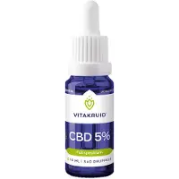 Vitakruid CBD Olie 5% full spectrum met MCT als drager