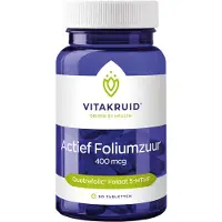 Vitakruid Actief Foliumzuur 400 mcg | 90 tabletten
