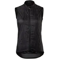 Agu Fietsvest AGU Women Wind Body II Essential Hi-Vis Black Reflective-M