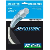 Yonex Badmintonsnaar Yonex Aerosonic White (0.61mm/m)