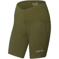 RH+ Dames HW Code 18cm Fietsbroek kort (Maat XS, Olijf)