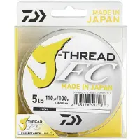 Daiwa J-Fluorocarbon - Transparant - 100m - 0.393mm