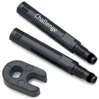 Challenge Valve Extender Black Aluminium