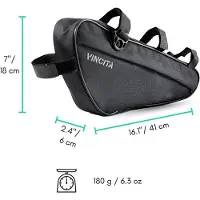 Vincita B024-bl Frame Bag Zwart