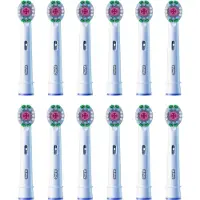 Oral-B 3D White Pro - Opzetborstels met CleanMaximiser Technologie - 12 Stuks - Brievenbusverpakking