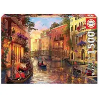 Educa Puzzle. Sunset in Venice 1500 Teile
