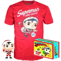 Funko POP! Pop! & Tee Box: DC Superman Saves the Day #353 (Size XL)