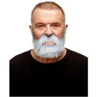 MOM Valse baard My Other Me Grijs Één maat