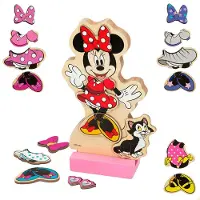 Woomax Minnie Mouse aankleed set - Hout met magneet