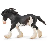 Collecta Figurine - Clydesdale Hengst - 1:20 - Paarden - Handgeschilderd - Miniatuur