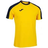 Joma Eco-Championship Shirt Korte Mouw Heren - Geel / Marine | Maat: S