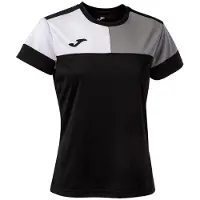 Joma Crew V T-shirt Met Korte Mouwen Zwart S Vrouw