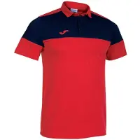 Joma Crew V Korte Mouw Poloshirt Rood S Man