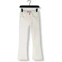 Vingino Flare Jeans Britte Split Meisjes Wit 116