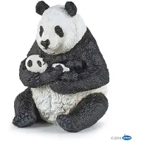Papo 50196, 3 figuurtjes, Dierenrijk, Zwart, Wit, PVC